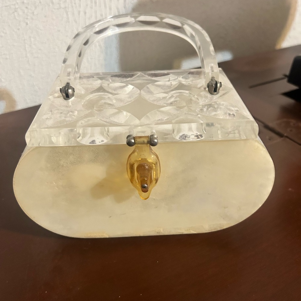 Vintage Lucite Box Purse